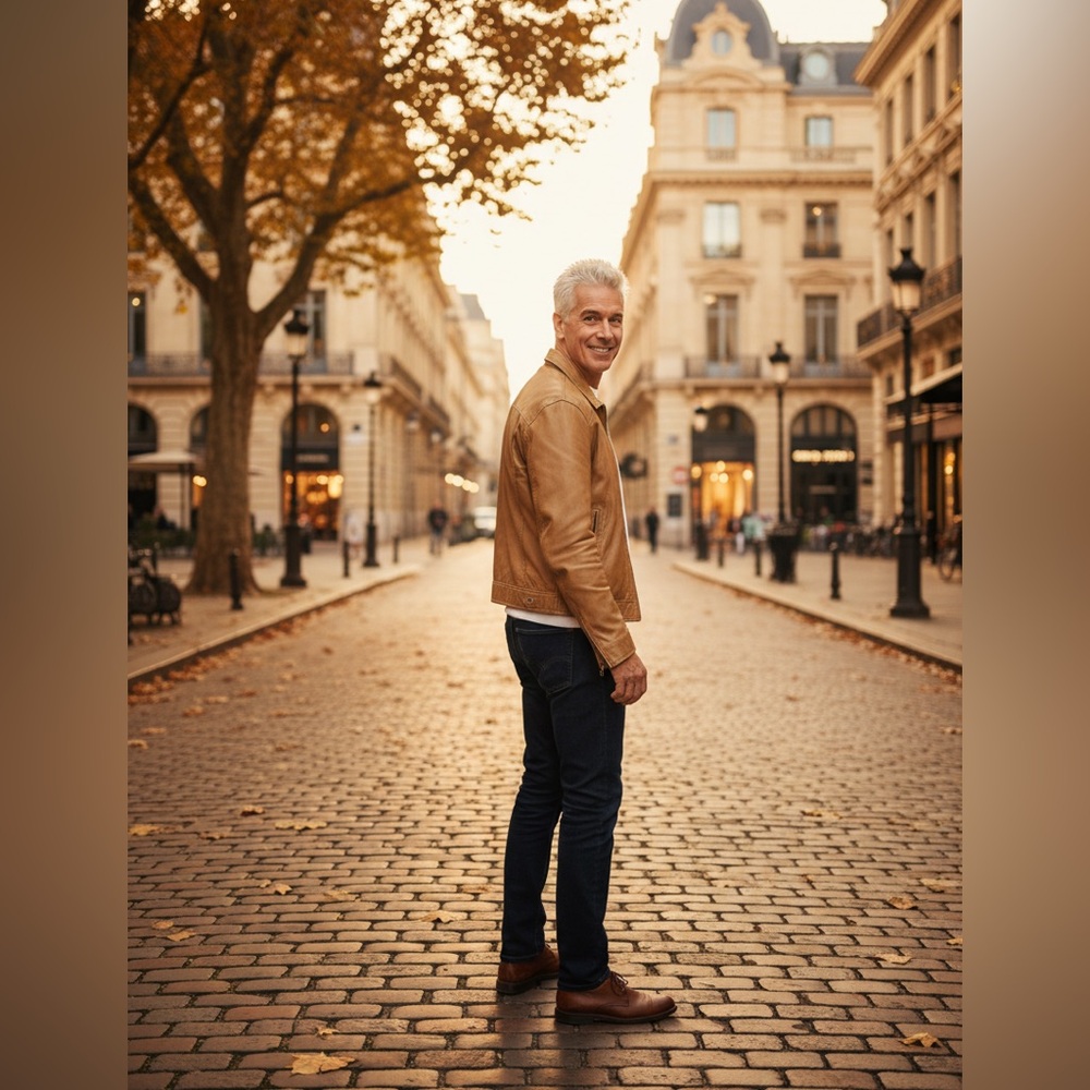 J Walden Men’s Vintage Leather Jacket